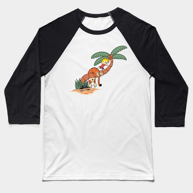 I Like Climbing Trees Baseball T-Shirt by soggyfroggie